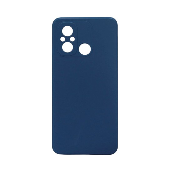 Silicone Case with Camera Shield for Xiaomi Redmi 12C Blue